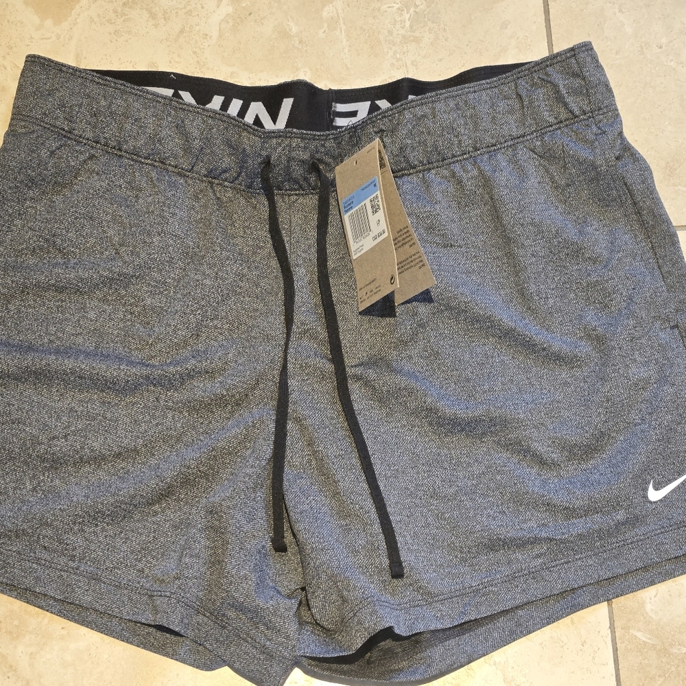 Nike Women's Heather Gray Athletic Shorts